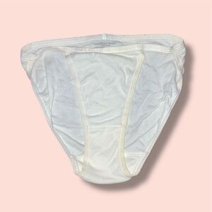 White String Bikini Panty